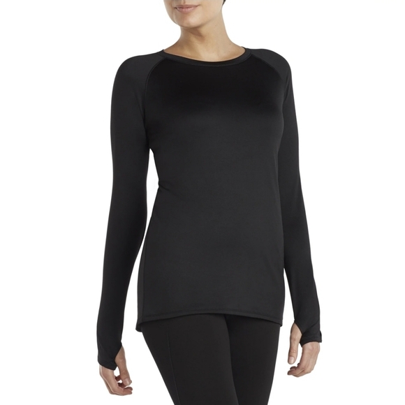 ClimateRight by CuddlDuds Women's XXL Plush Warmth Crew Neck Base Layer Top NEW - Picture 2 of 6